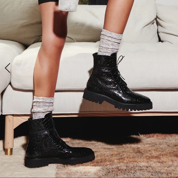 Freda Salvador Emi Lug Combat Boot 